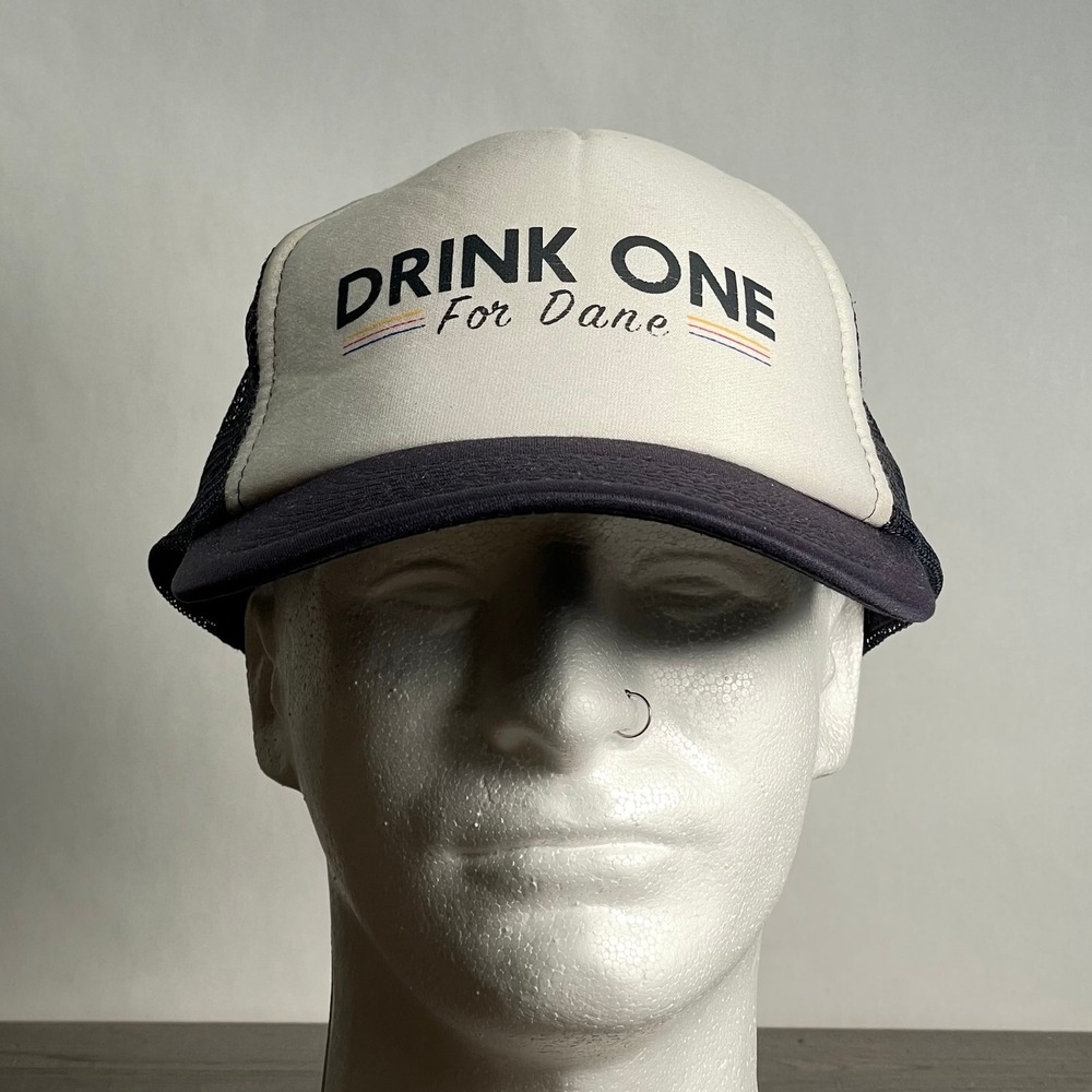 Dutch Bros‎ D14D Snapback Trucker Retro Employee Drink One For Dane Barista Blue